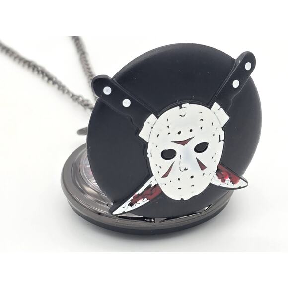 Jason Horror Pocket Watch - Classic Movie Memorabilia, Unique Collector's Item - Picture 2 of 11